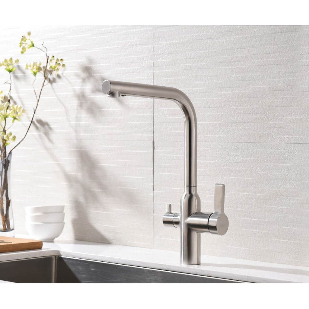 Смеситель для кухни с краном для питьевой воды BELBAGNO BB-LAM57-IN