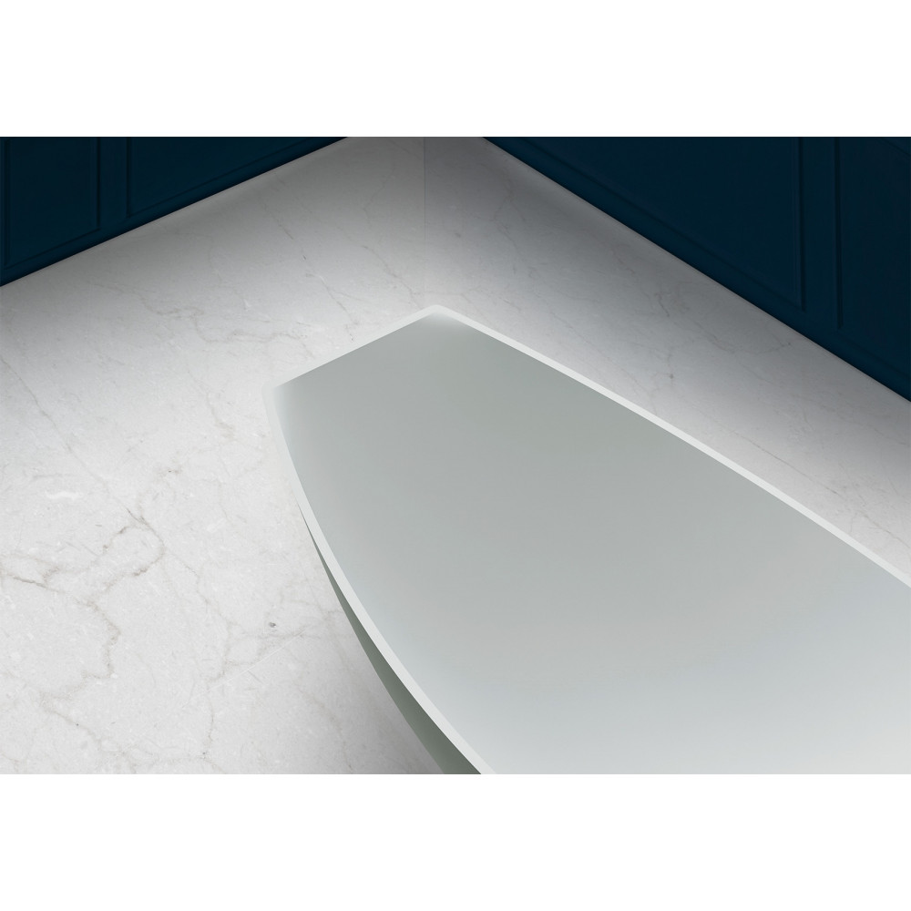 Ванна из искусственного камня ABBER Stein AS9610 белая матовая