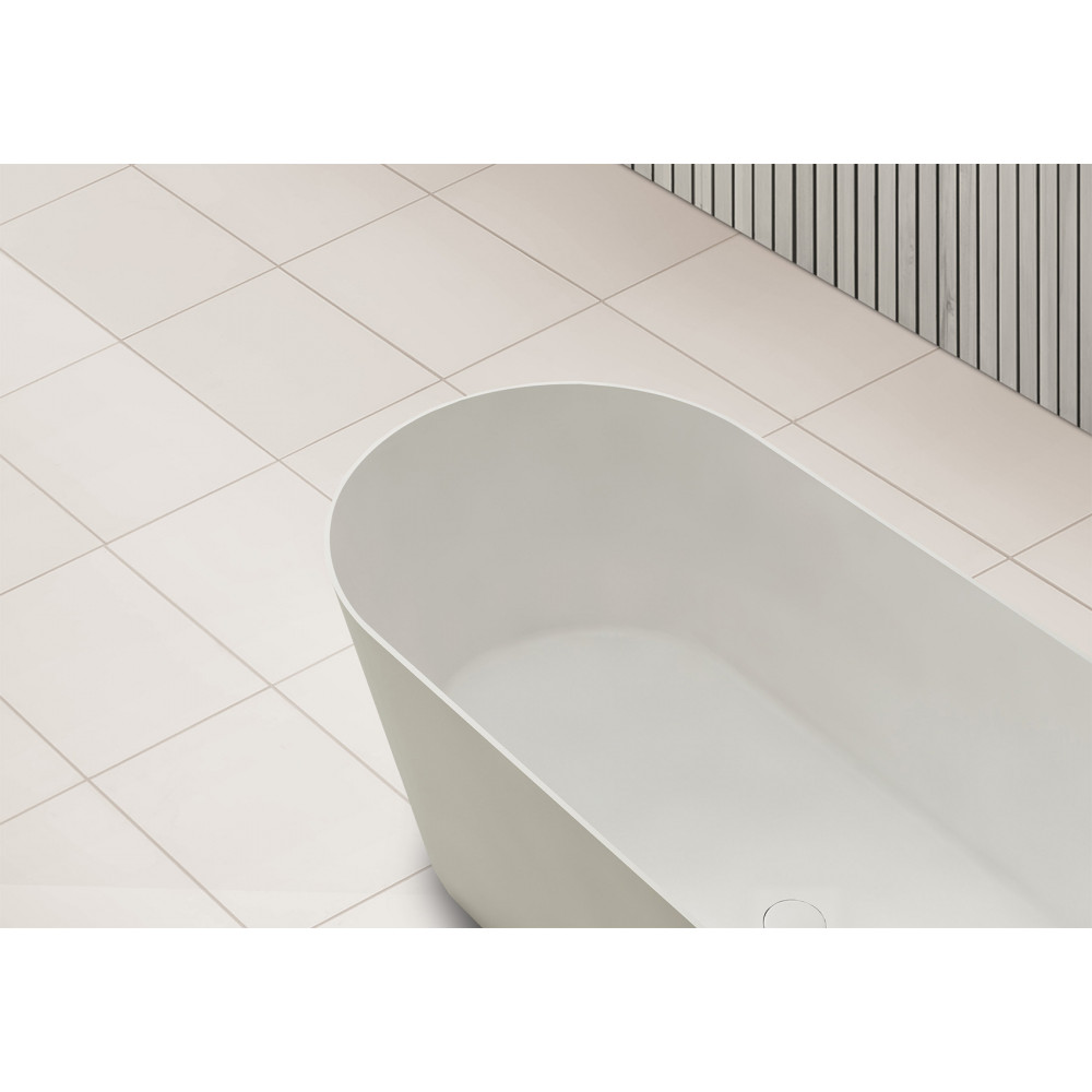 Ванна из искусственного камня ABBER Stein AS9622 белая матовая