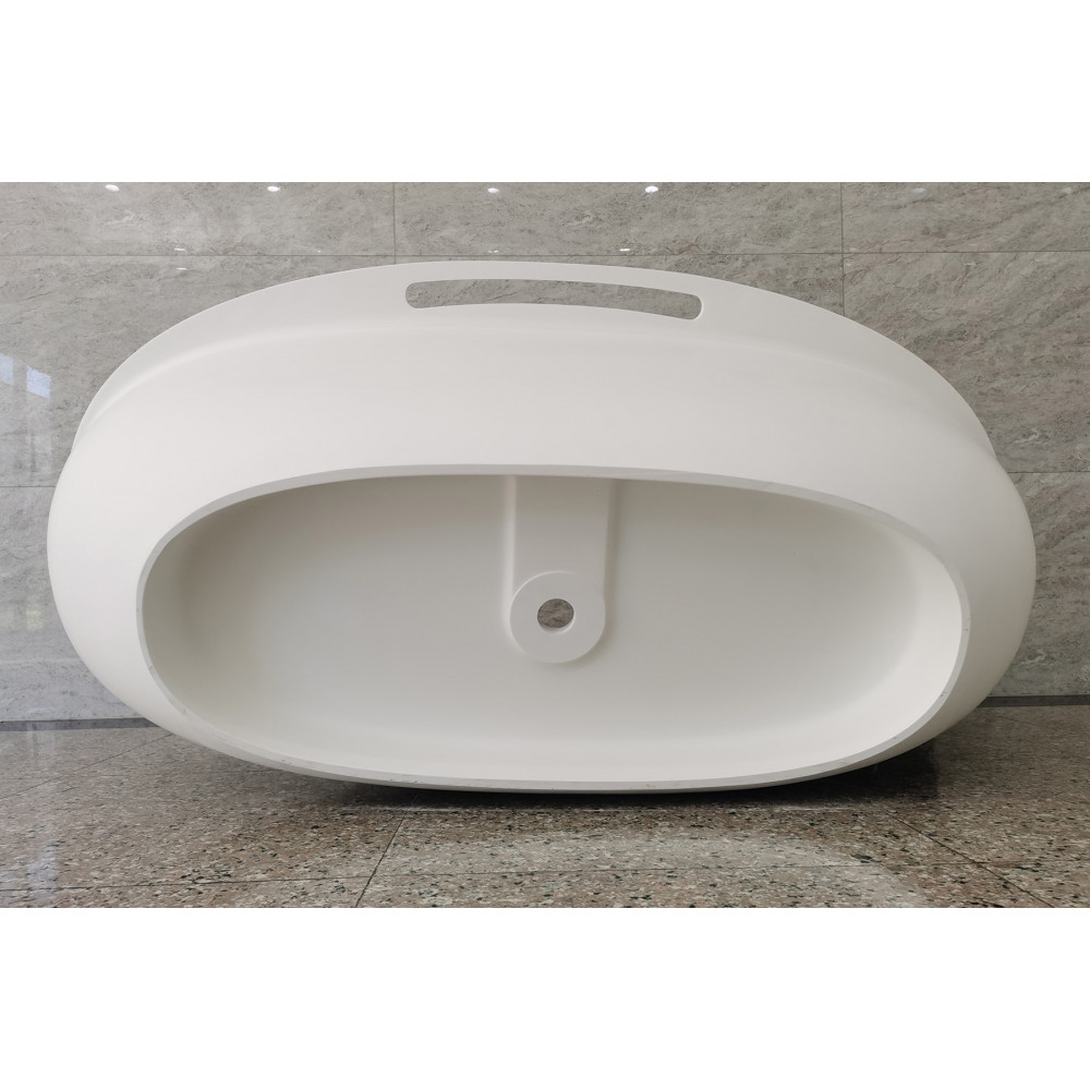 Ванна из искусственного камня ABBER Stein AS9631 белая матовая