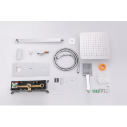 Душевая система ABBER Daheim AF8218 скрытого монтажа без излива, хром