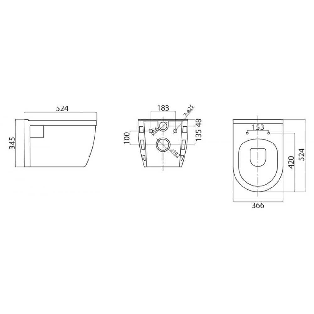 Комплект инсталляции BELBAGNO BB002-80 с унитазом LOTO и клавишей смыва