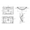 Мебель для ванной комнаты BELBAGNO MARINO-650