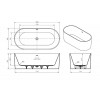 Ванна акриловая отдельностоящая BelBagno BB705