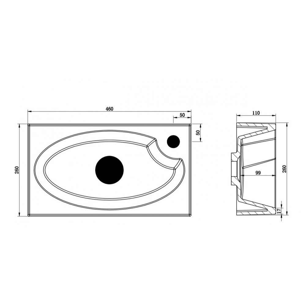 Мебель для ванной комнаты BELBAGNO PIETRA MINI-460