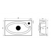 Мебель для ванной комнаты BELBAGNO PIETRA MINI-460