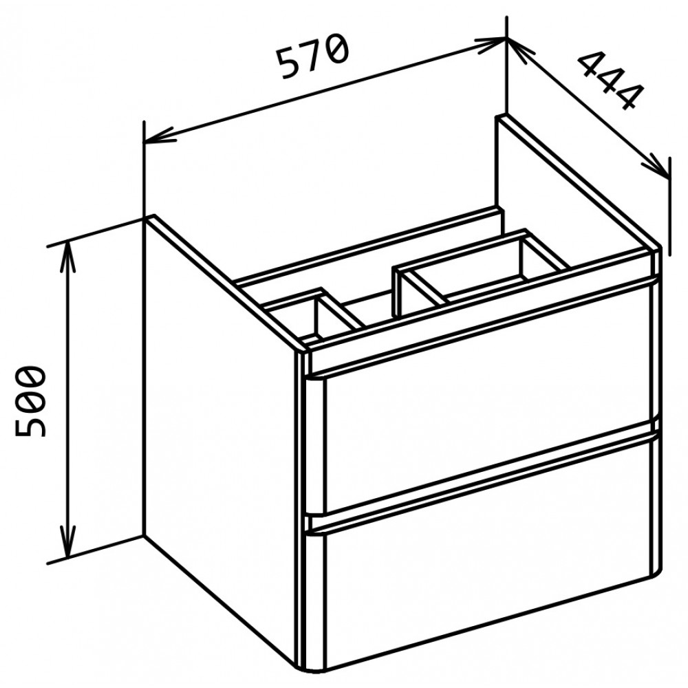 Мебель для ванной комнаты BELBAGNO ALBANO-CER-600
