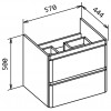Мебель для ванной комнаты BELBAGNO ALBANO-CER-600