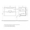 Мебель для ванной комнаты BELBAGNO MARINO-700