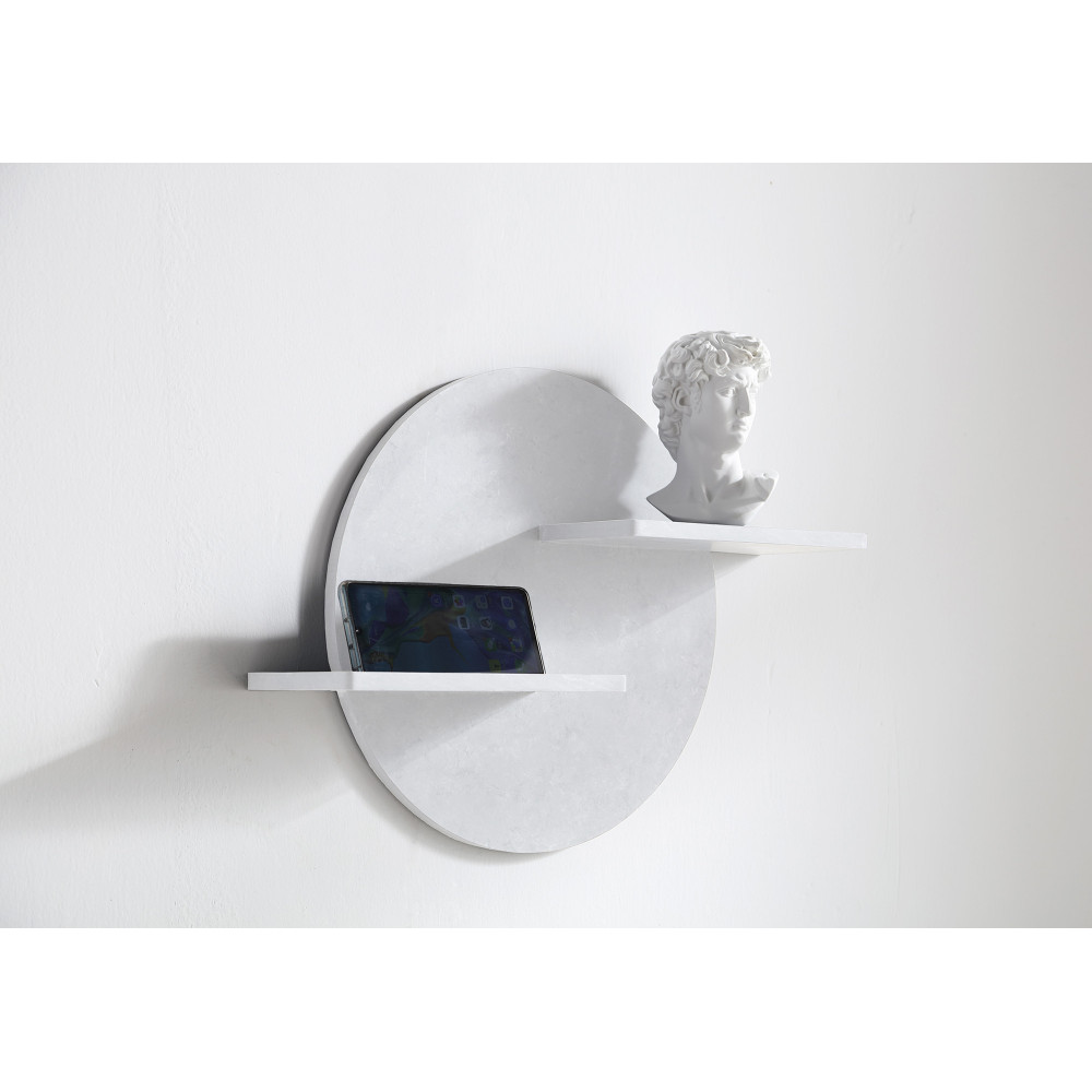 Полочка для ванной комнаты ABBER Stein AS1656 белая матовая