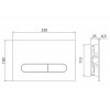 Комплект инсталляции BELBAGNO BB002-80 с унитазом AMANDA и клавишей смыва