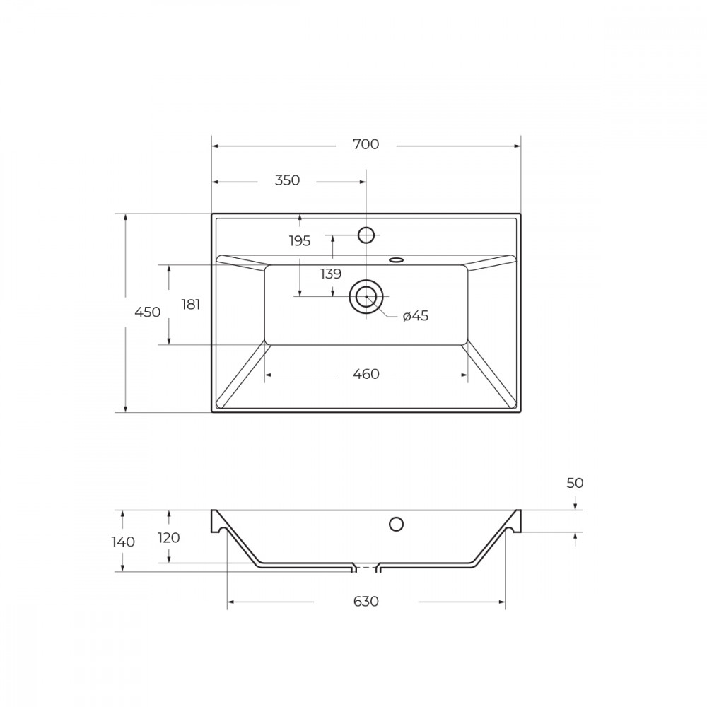 Мебель для ванной комнаты напольная BELBAGNO MARINO-700