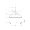 Мебель для ванной комнаты напольная BELBAGNO MARINO-700