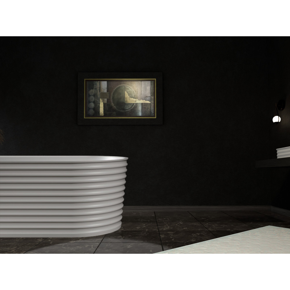 Ванна из искусственного камня ABBER Stein AS9650 белая матовая