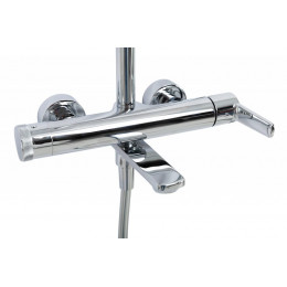 Душевая стойка со смесителем и изливом CEZARES LUX-CVD-01