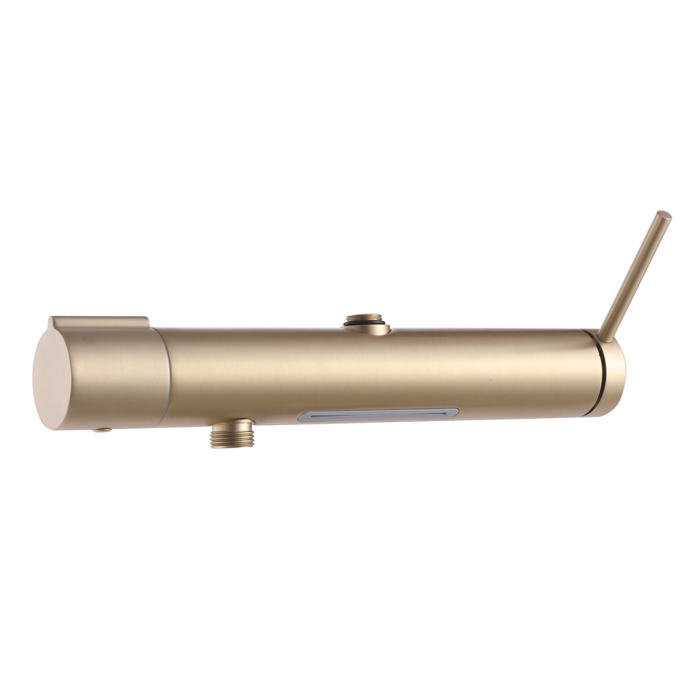 Душевая стойка ABBER Emotion AF8816G с изливом, золото матовое