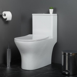 Унитаз-моноблок безободковый с сиденьем Belbagno LOUNGE