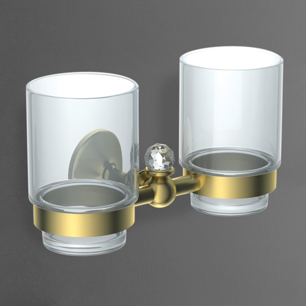 СТАКАН ПОДВЕСНОЙ двойной ART&MAX ANTIC CRYSTAL AM-E-AM-2688SJ
