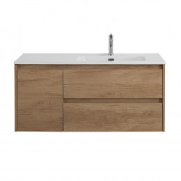 Мебель для ванной комнаты BELBAGNO KRAFT-1000, 1200 с двумя выкатными ящиками и одной распашной дверцей