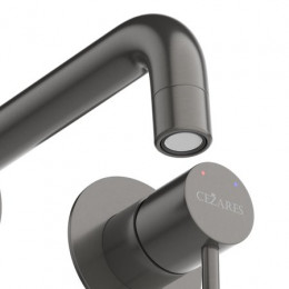 Смеситель для раковины встраиваемый с внутренней частью, без донного клапана CEZARES RELAX-BLI2-1-W0