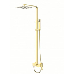 Душевая стойка со смесителем для верхнего и ручного душа BELBAGNO LUCE LUC-VSCM