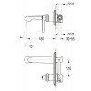 Встраиваемый смеситель для раковины CEZARES LIBERTY-F-BLI-01-W0
