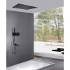 Душевая система ABBER Daheim AF8254B скрытого монтажа с изливом, термостат, черная матовая