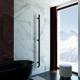 Полотенцесушитель электрический Grota Ago 51x1800 черный