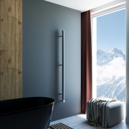 Полотенцесушитель электрический Grota Ago 51x1500 хром матовый