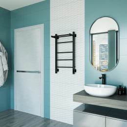 Полотенцесушитель электрический Grota Alto 430х800 черный