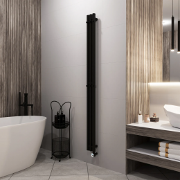 Полотенцесушитель электрический Grota Corsa 130х1800 черный