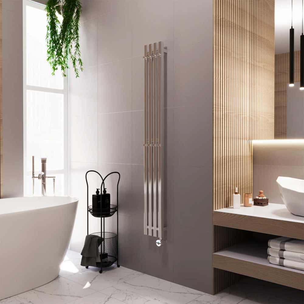 Полотенцесушитель электрический Grota Corsa 180х1500 хром глянцевый