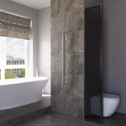 Полотенцесушитель водяной Grota Corsa 30х900 хром матовый