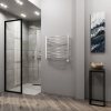 Полотенцесушитель электрический Grota Eco Calma 630x600 хром матовый