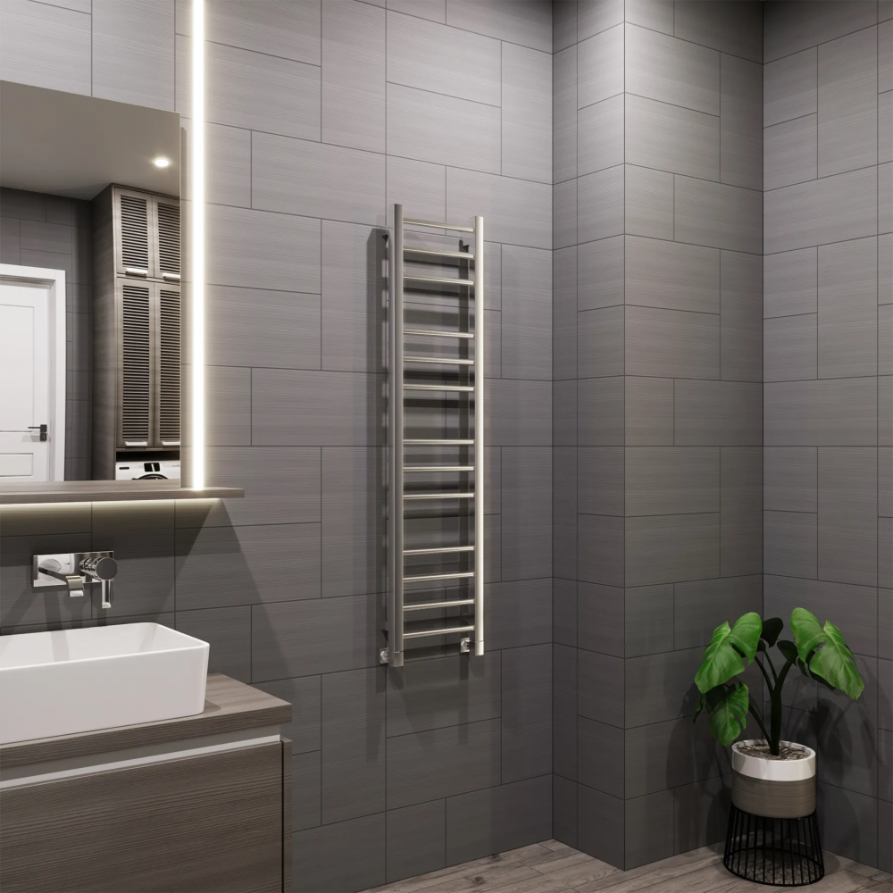Полотенцесушитель водяной Grota Eco Classic 300x1200 хром матовый