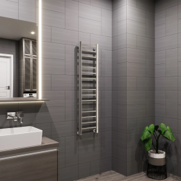 Полотенцесушитель водяной Grota Eco Classic 300x1200 хром матовый