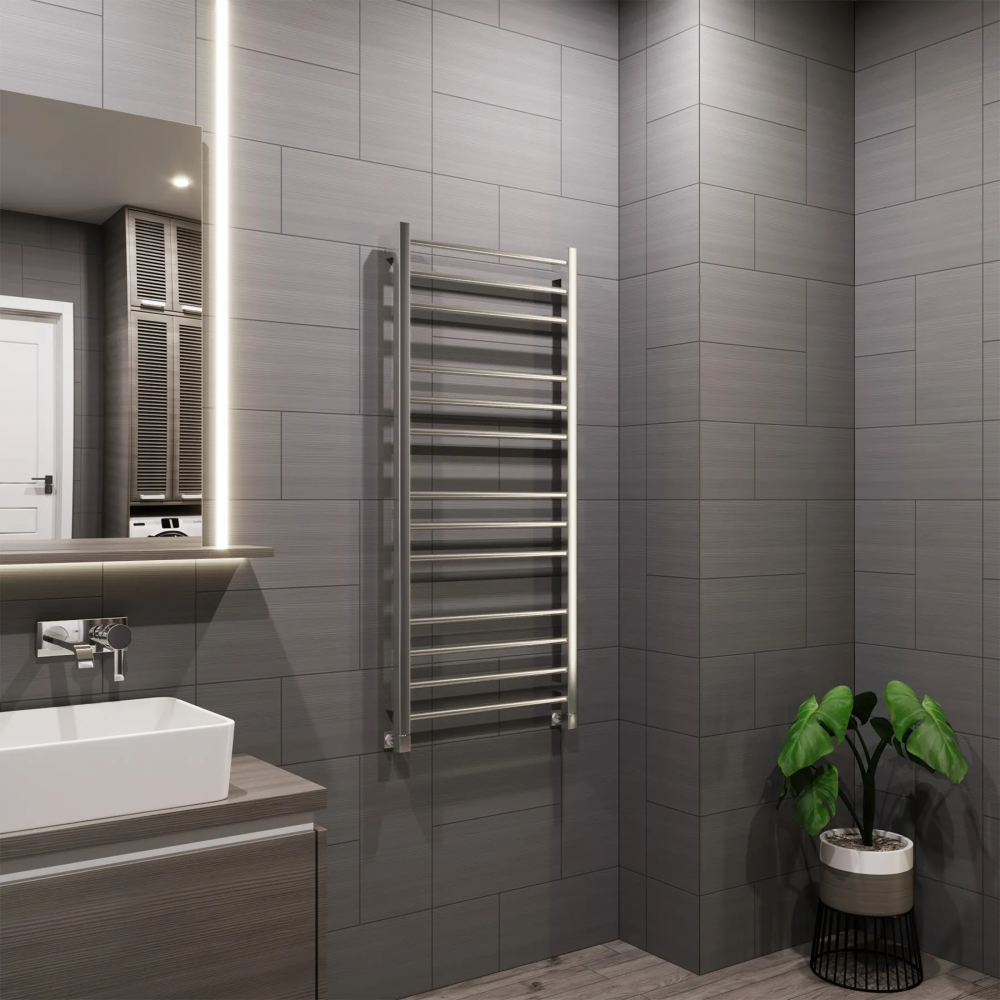 Полотенцесушитель водяной Grota Eco Classic 530x1200 хром матовый