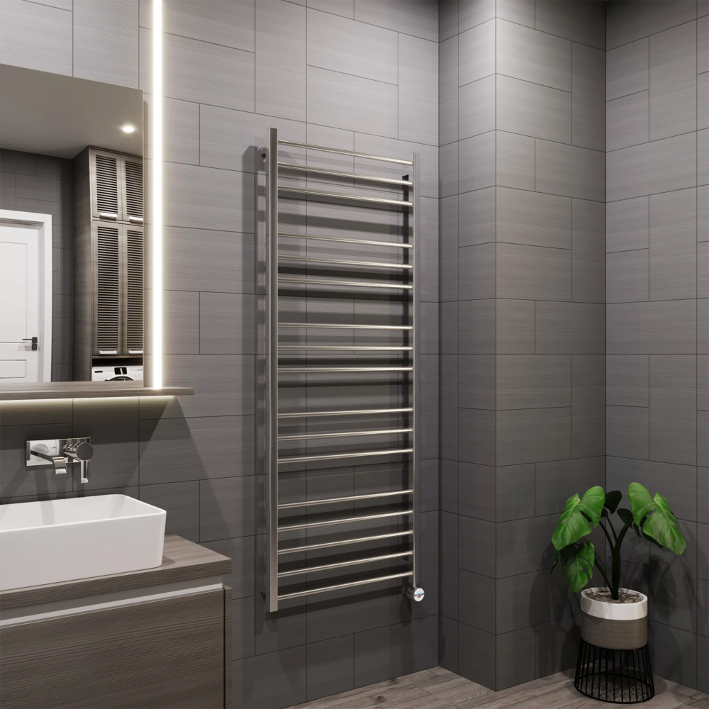 Полотенцесушитель электрический Grota Eco Classic 630x1575 хром матовый