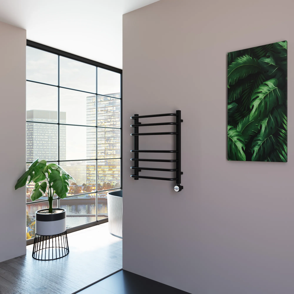 Полотенцесушитель электрический Grota Eco Forte 480x600 черный