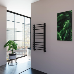 Полотенцесушитель водяной Grota Eco Forte 480x900 черный