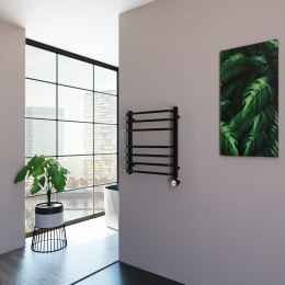 Полотенцесушитель электрический Grota Eco Forte 530x600 черный