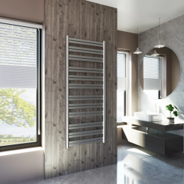 Полотенцесушитель водяной Grota Granito 650x1630 хром матовый