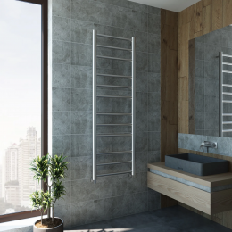 Полотенцесушитель водяной Grota Grosso 550x1640 хром матовый