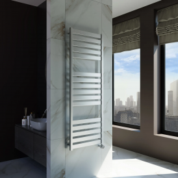 Полотенцесушитель электрический Grota Lux 530x1500 хром матовый