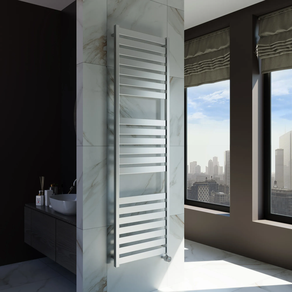 Полотенцесушитель электрический Grota Lux 530x1800 хром матовый