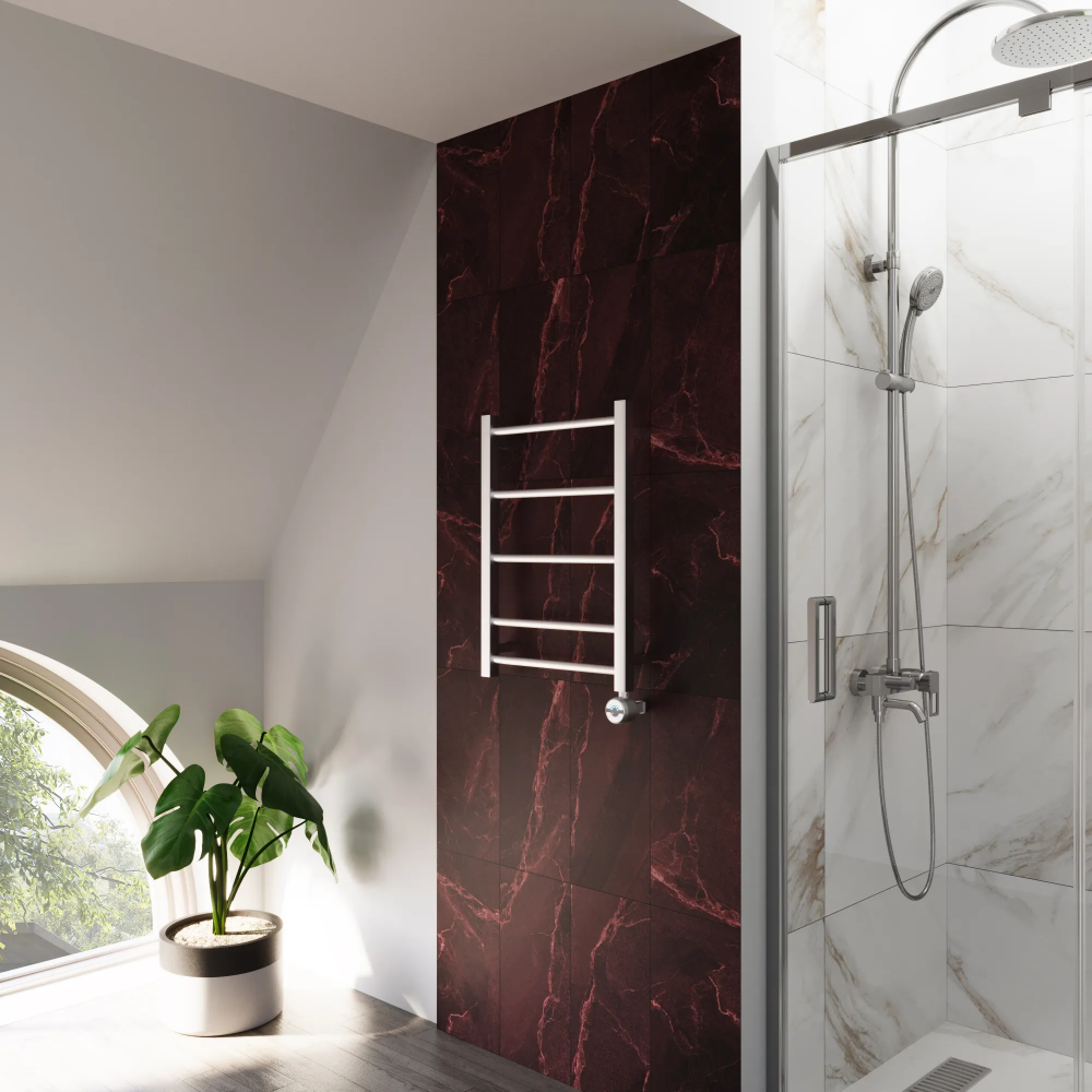 Полотенцесушитель электрический Grota Simple 430x600 хром матовый