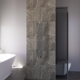 Полотенцесушитель водяной Grota Corsa 130х900 хром матовый