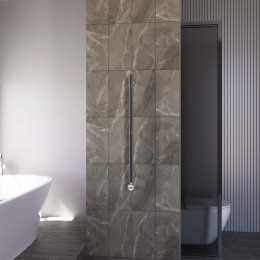 Полотенцесушитель электрический Grota Corsa 30х900 хром матовый