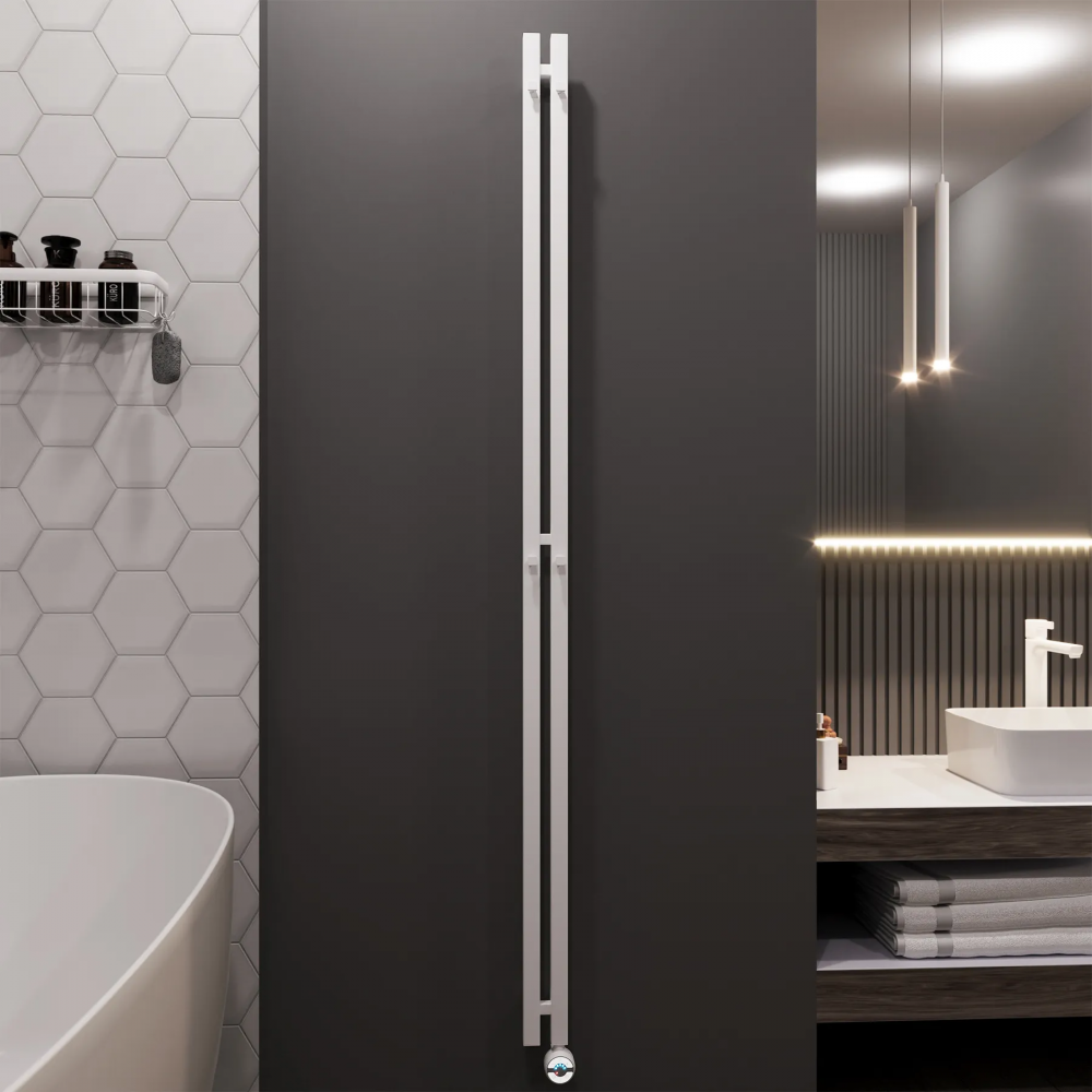 Полотенцесушитель электрический Grota Corsa 80х1800 белый