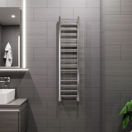 Полотенцесушитель водяной Grota Eco Classic 300x1200 хром матовый